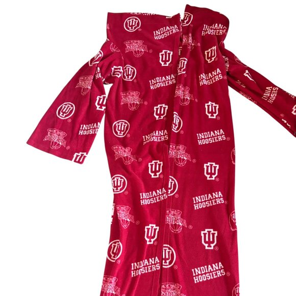 Indiana Hoosiers NCAA Collegiate Snuggle Robe S-M One Size Soft Fleece - Picture 1 of 8
